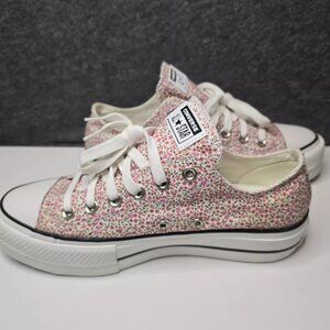 Converse Chuck Taylor All Star Platform Low Vintage Floral - Size 8 -New
